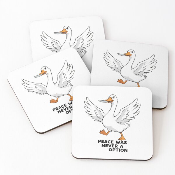 Item preview, Peace Was Never An Option - Chaotic Goose Meme designed and sold by Maclaw200d.