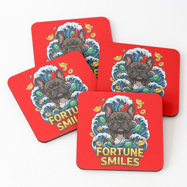 Item preview, French Bulldog Fortune Smiles Lunar New Year designed and sold by Tong4130.