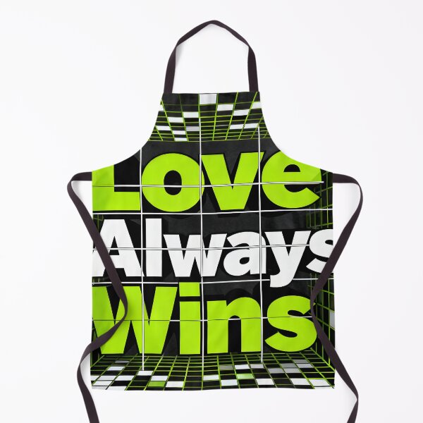 Item preview, Love Always Wins Typography Inside Abstract Cube Design designed and sold by FreeFromDefault.