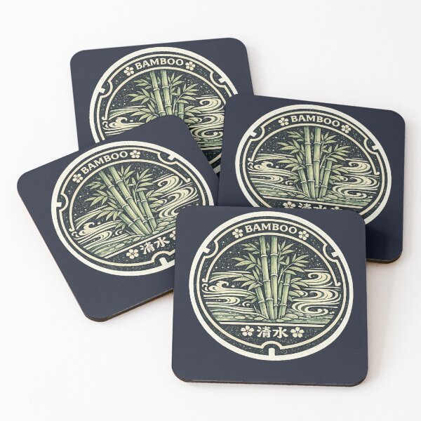 Item preview, Bamboo & Wind Bars Manhole Cover Art designed and sold by Planthem.