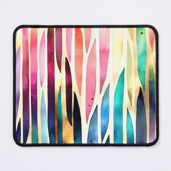 Item preview, Watercolor RAINBOW - Art Deco - PATTERN - Gold Leaf - Rainbow  designed and sold by CleverCulture.