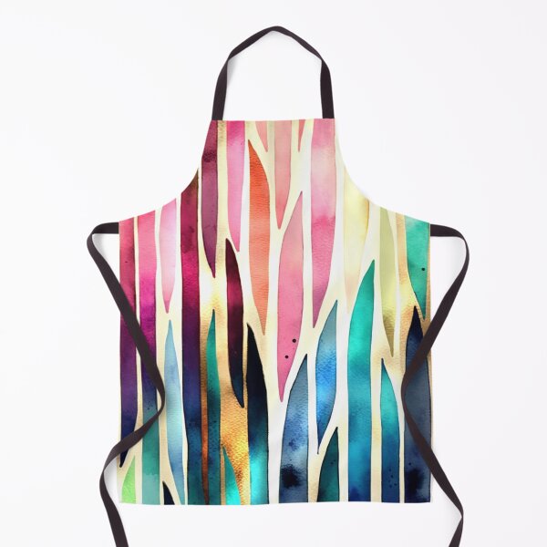 Item preview, Watercolor RAINBOW - Art Deco - PATTERN - Gold Leaf - Rainbow designed and sold by CleverCulture.