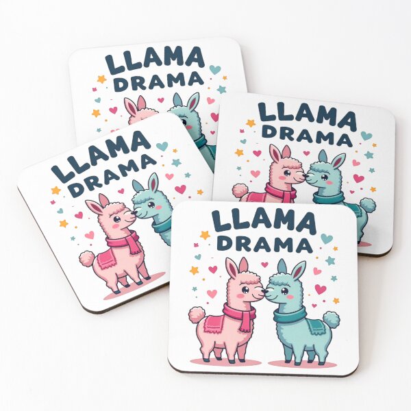 Item preview, Llama Drama Illustration | Funny Attitude Llama Art | Playful Humor Animal Design designed and sold by PaintedPixels01.