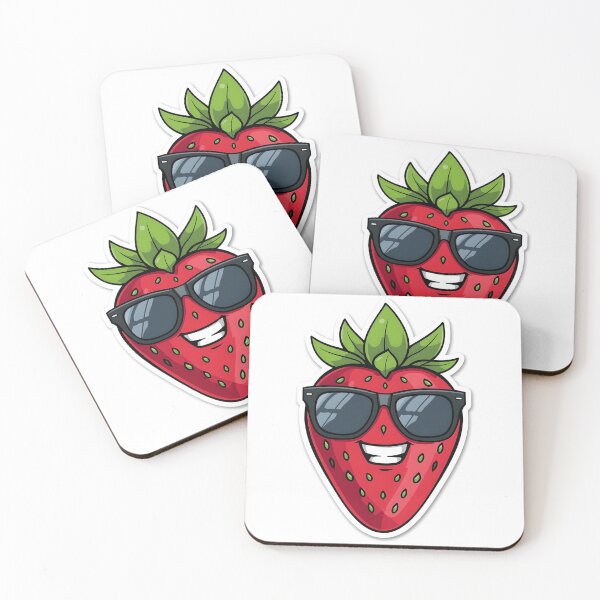 Item preview, Savage Strawberry Gang – Cool Strawberry Sticker designed and sold by QueenNahla.
