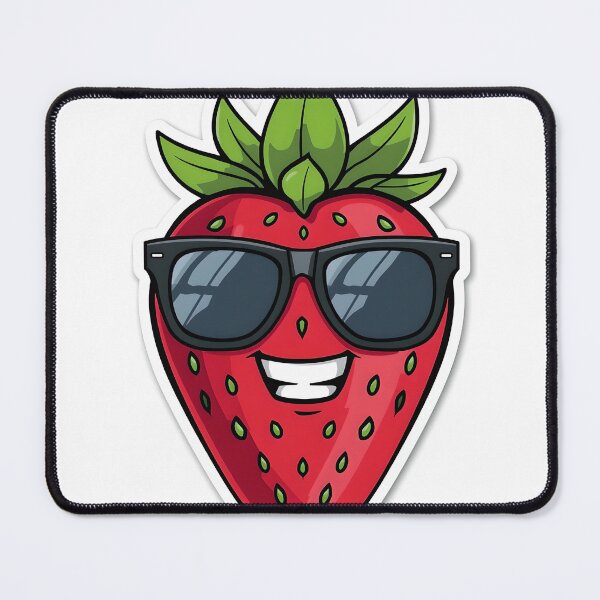 Item preview, Savage Strawberry Gang – Cool Strawberry Sticker designed and sold by QueenNahla.