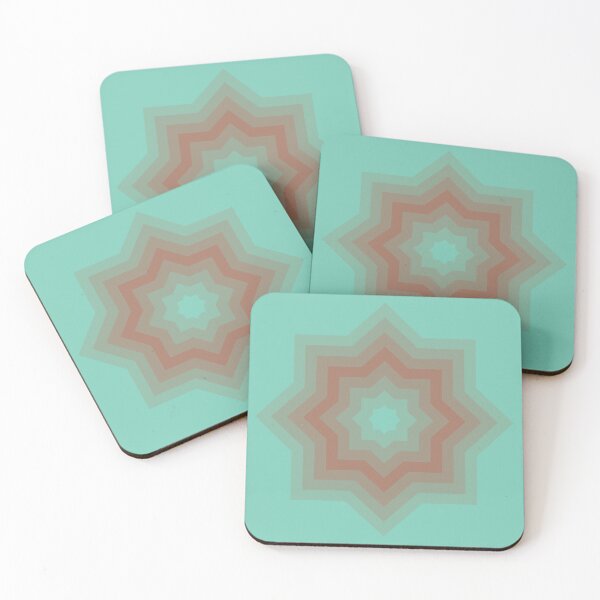 Item preview, Beveled Glass Mocha Mousse Star Pattern designed and sold by PatternSalad.