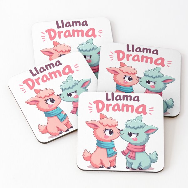 Item preview, Llama Drama Illustration | Funny Attitude Llama Art | Playful Humor Animal Design designed and sold by PaintedPixels01.