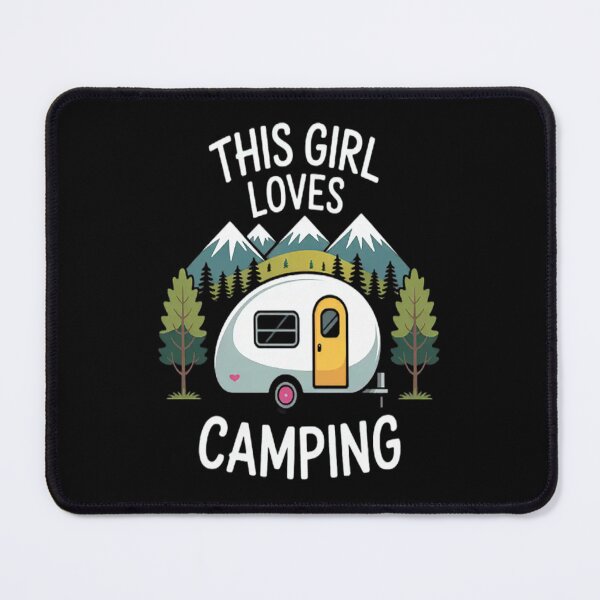 Item preview, This Girl Loves Camping Caravan Camper Camping designed and sold by SignaturalGen.