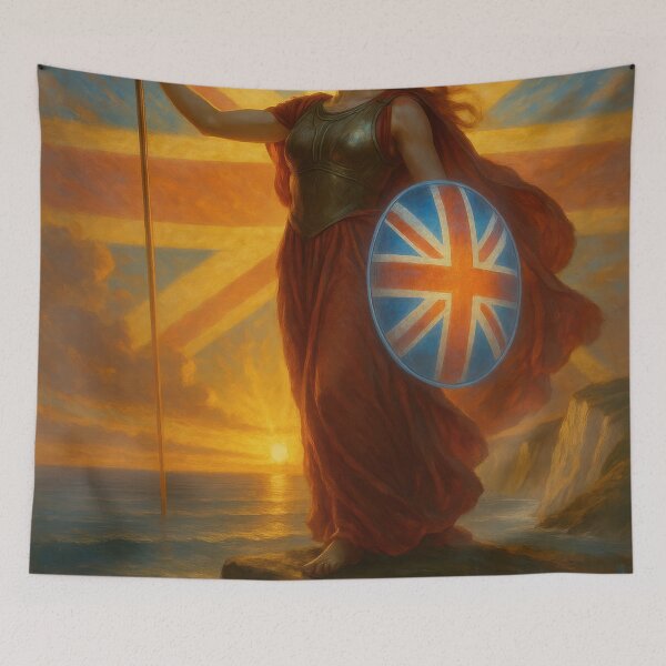 Item preview, Rule Britannia Patriotic Art - British History & Pride Graphic designed and sold by Very Peculiar.