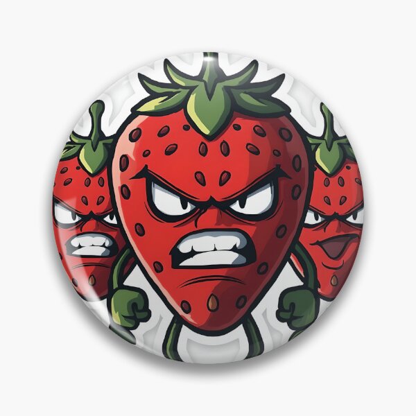 Item preview, Savage Strawberry Gang – Wild Fruit Leader Sticker designed and sold by QueenNahla.