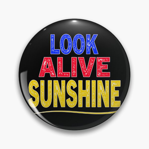 Item preview, Look Alive Sunshine Funny Retro Distressed Emo designed and sold by Mr Lee.