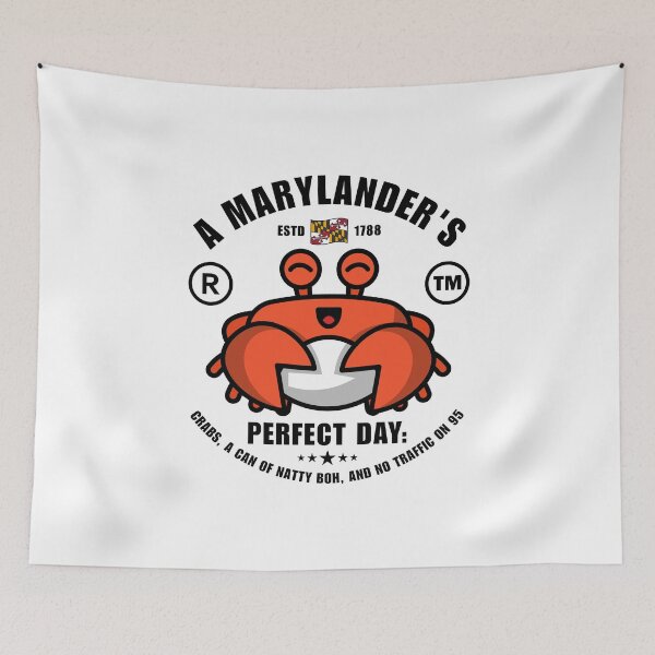 Item preview, A Marylander's perfect day : crabs, a can of natty boh, and no traffic  designed and sold by Peerless-Prime.