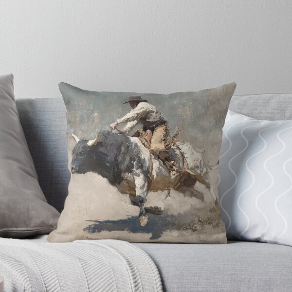 Item preview, Cowboy Riding a Bull designed and sold by lautir.
