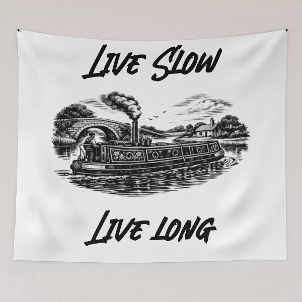 Item preview, Living onboard a narrowboat slow life,long life designed and sold by treesdesign.