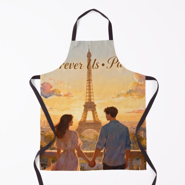 Item preview, Forever Us in Paris – Romantic Balcony View with Eiffel Tower designed and sold by FreeFromDefault.