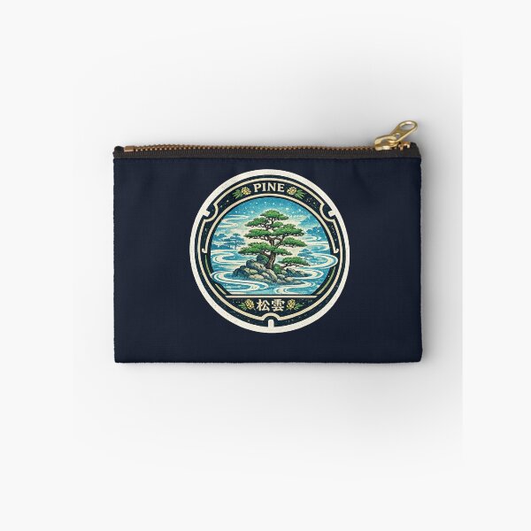 Item preview, Pine & Mist Rings Manhole Cover Art designed and sold by Planthem.
