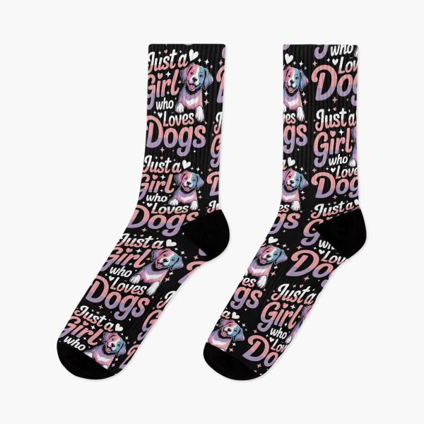 Item preview, Just a Girl Who Loves Dogs Women Men Funny Lover designed and sold by BLZART.