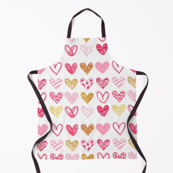 Item preview, Mixed Doodle Hearts Saint Valentine's Day - Cute Glitter & Textured Love Hearts Grid Art Print designed and sold by DesignArtist.ia.