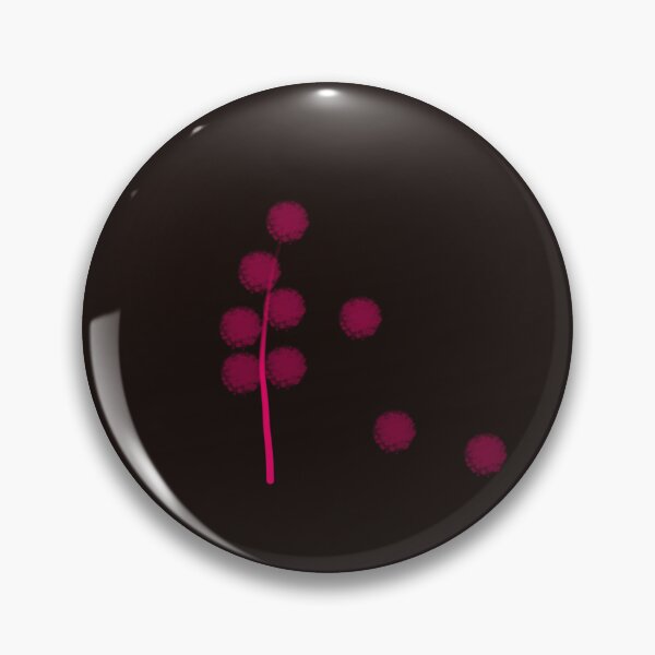 Item preview, Crimson Stem in the Dark – Minimal Abstract Floral Art designed and sold by MysticPurpleHue.