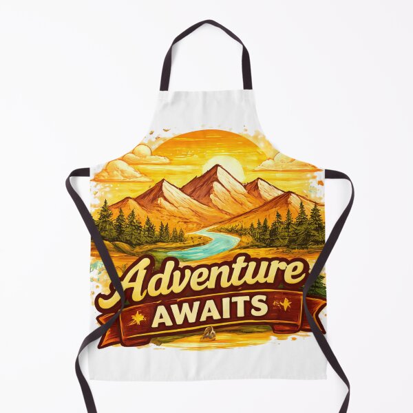 Item preview, Adventure Awaits – Mountain Exploration Art designed and sold by Pollock.