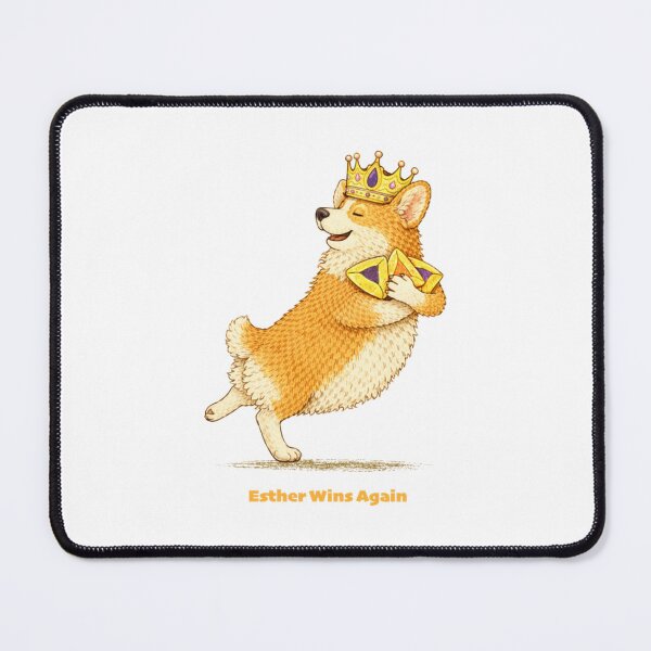 Item preview, Purim Corgi Funny Costume Queen Esther Wins Again designed and sold by PillowCatStudio.
