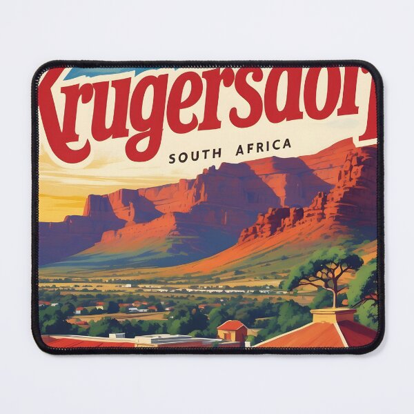 Item preview, Krugersdorp South Africa Vintage Travel Tourism designed and sold by TravelersGems.