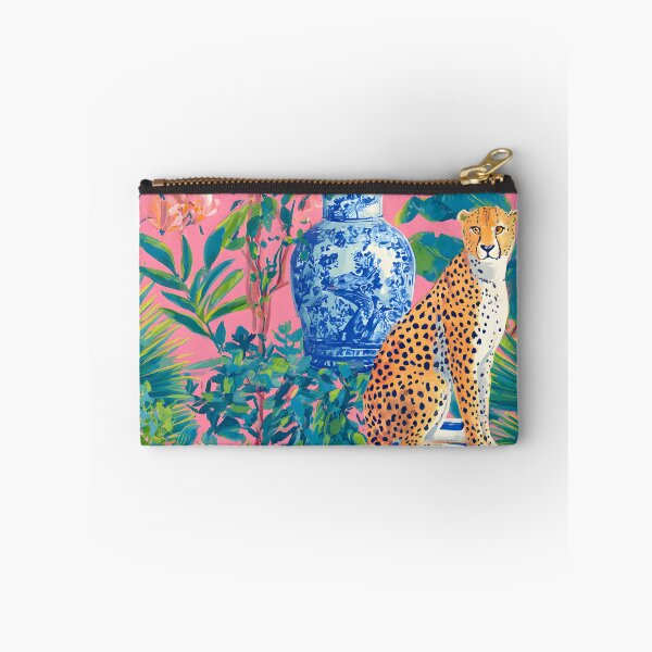Item preview, Preppychertah on ginger jar in lush chinoiserie garden designed and sold by SophieClimaArt.