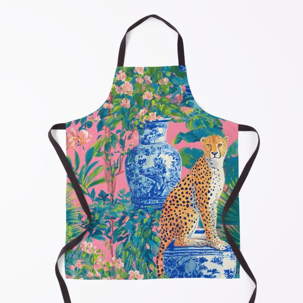 Artikelvorschau, Preppychertah auf einem Ingwertopf in einem üppigen Garten im chinesischen Stil entworfen und verkauft von SophieClimaArt.