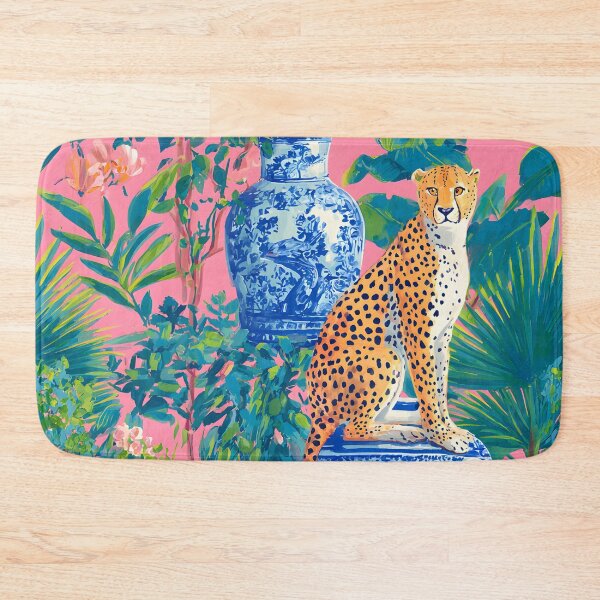 Item preview, Preppychertah on ginger jar in lush chinoiserie garden designed and sold by SophieClimaArt.