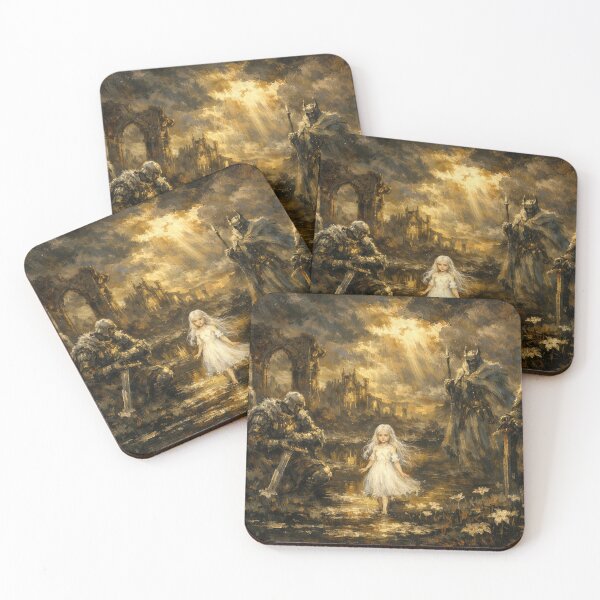 Item preview, Ender lilies inspired artwork designed and sold by FeelTheDrawing.