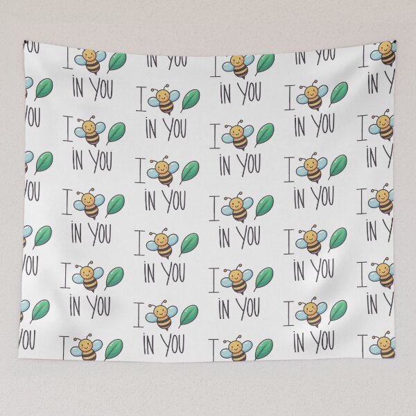 Item preview, I Bee-leaf In You Cute Bee Pun Art designed and sold by MonkiFlipp.