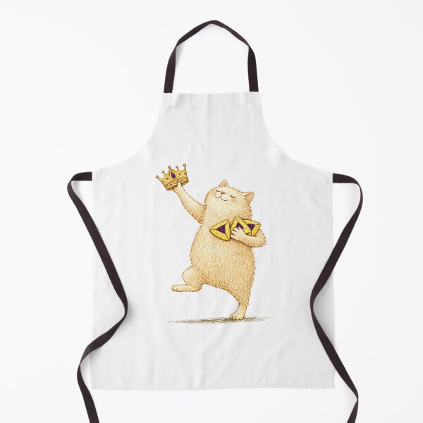 Item preview, Happy Purim Cat Funny Costume Queen Esther Hamanta designed and sold by PillowCatStudio.