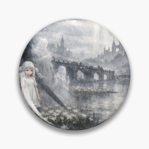 Item preview, Ender lilies inspired artwork designed and sold by FeelTheDrawing.
