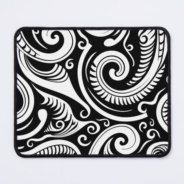 Item preview, New Zealand Māori Paua Pattern Koru Design 771 designed and sold by GrinGalore.