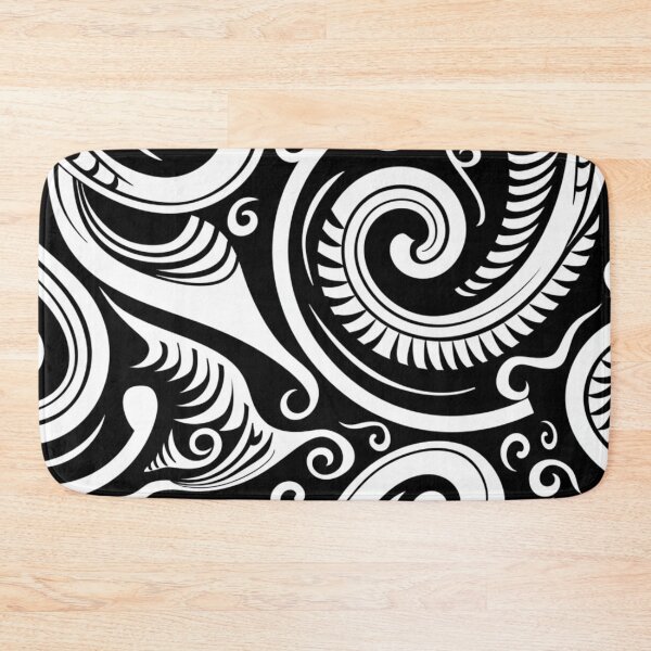 Item preview, New Zealand Māori Paua Pattern Koru Design 771 designed and sold by GrinGalore.
