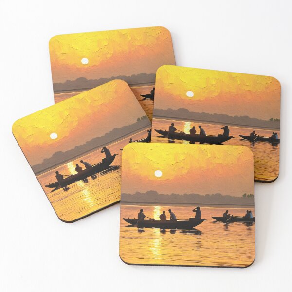 Item preview, Boats at Sunset designed and sold by tomorrowsart.