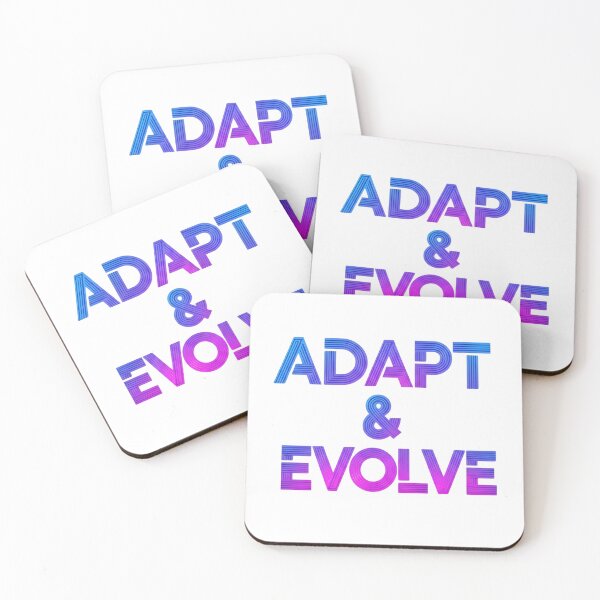 Item preview, Adapt & Evolve – Futuristic Neon Kinetic Typography designed and sold by VibranPalette.