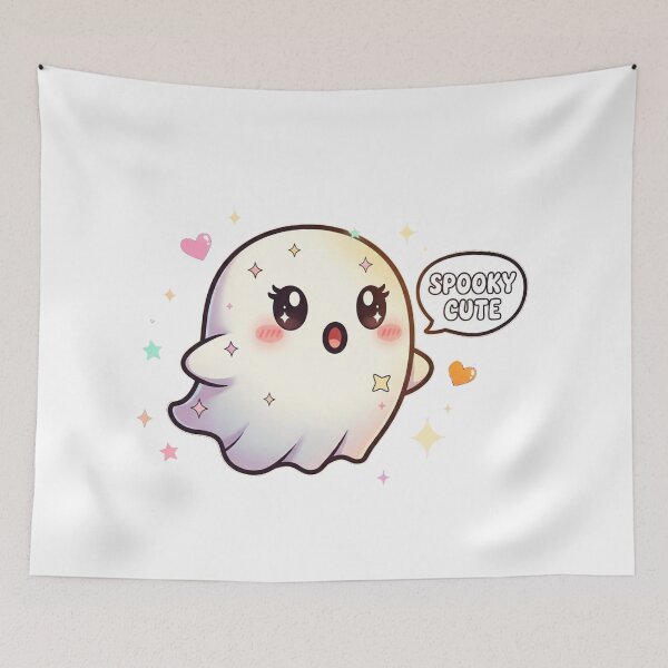 Item preview, Spooky Cute – Kawaii Ghost Art designed and sold by Pollock.