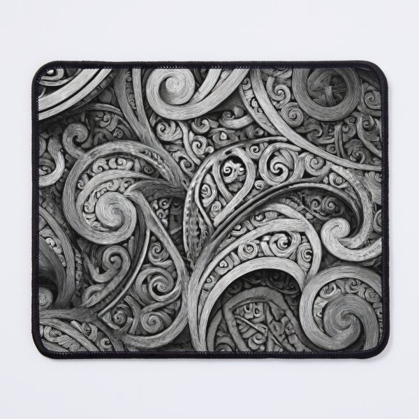 Item preview, New Zealand Māori Paua Pattern Koru Design 772 designed and sold by GrinGalore.
