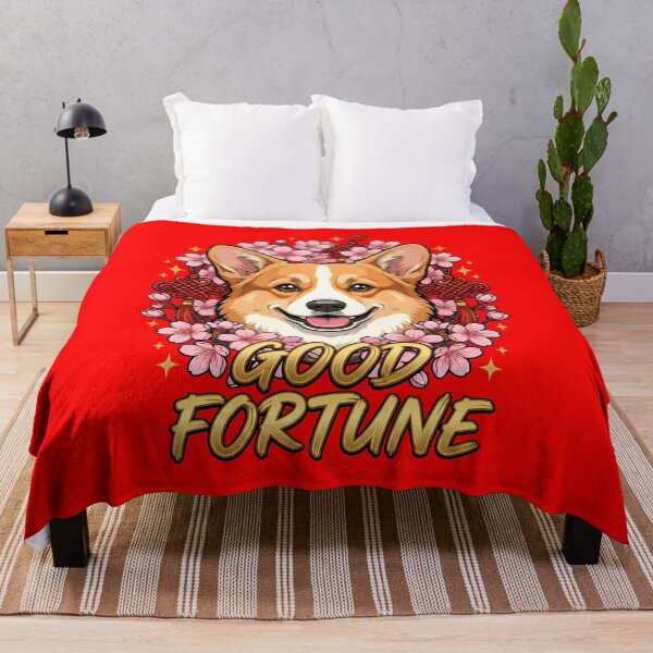 Item preview, Corgi Good Fortune Blossom designed and sold by Tong4130.