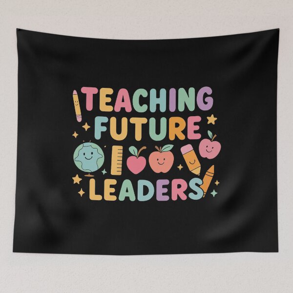 Item preview, Teaching Future Leaders Cute Pastel Classroom Teacher Art designed and sold by flagylART.