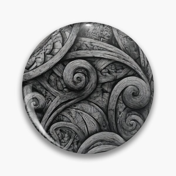 Item preview, New Zealand Māori Paua Pattern Koru Design 773 designed and sold by GrinGalore.