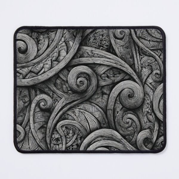 Item preview, New Zealand Māori Paua Pattern Koru Design 773 designed and sold by GrinGalore.