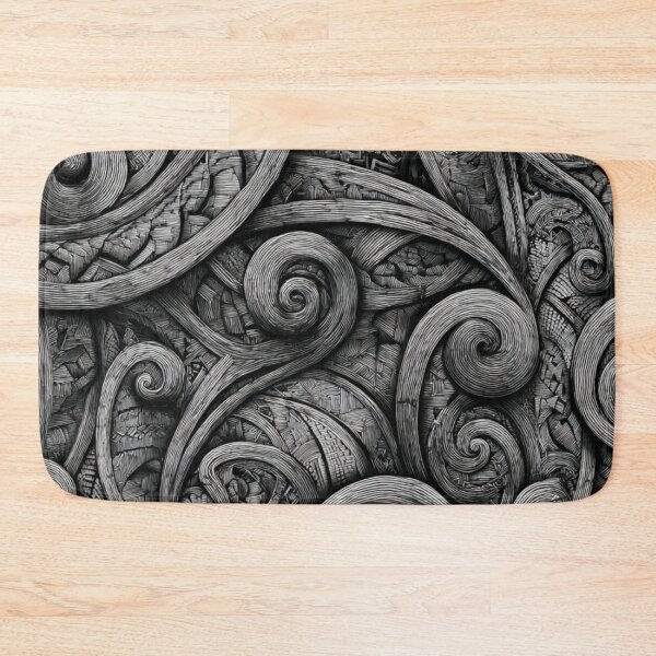 Item preview, New Zealand Māori Paua Pattern Koru Design 773 designed and sold by GrinGalore.