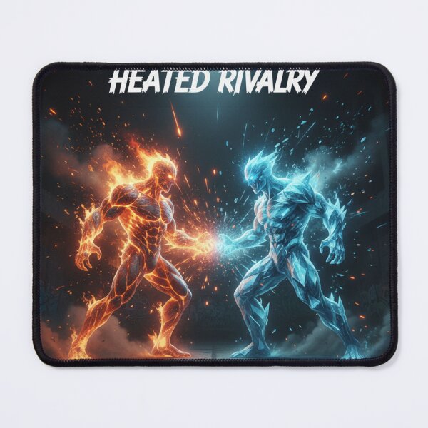 Item preview, Heated Rivalry - Fire and Ice Elemental Battle designed and sold by Flex & Fur.