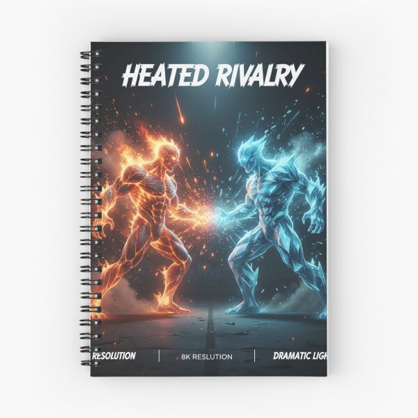 Item preview, Heated Rivalry - Fire and Ice Elemental Battle designed and sold by Flex & Fur.