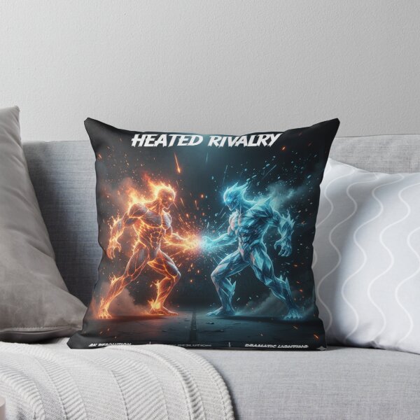 Item preview, Heated Rivalry - Fire and Ice Elemental Battle designed and sold by Flex & Fur.