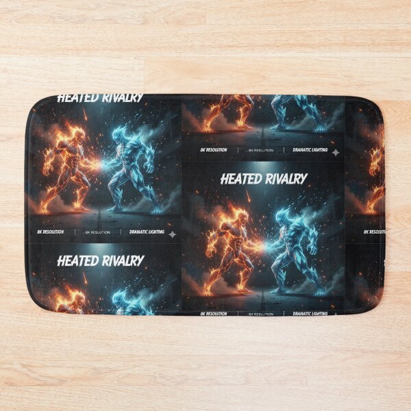 Item preview, Heated Rivalry - Fire and Ice Elemental Battle designed and sold by Flex & Fur.