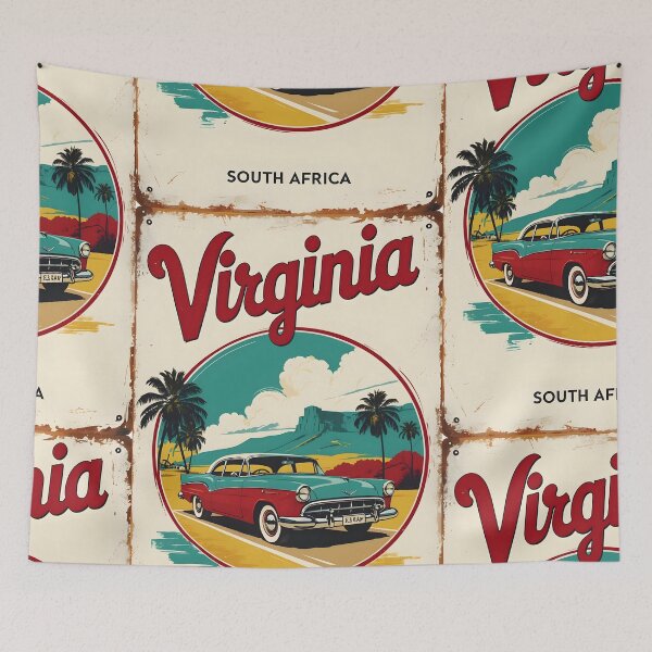Item preview, Virginia South Africa Vintage Travel Tourism designed and sold by TravelersGems.