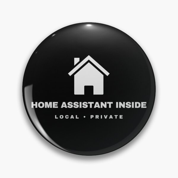 Item preview, Home Assistant Inside – Local & Private Smart Home Sticker Dark Mode designed and sold by DesignFreakArt.